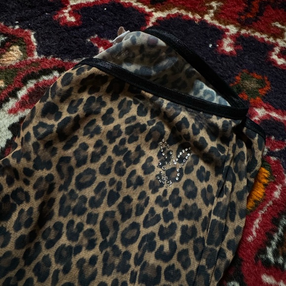 Vintage playboy sheer cheetah pants - Picture 3 of 6